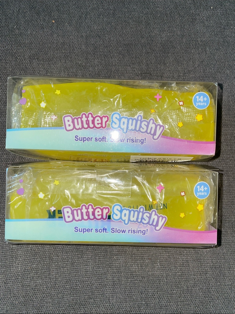 Yellow Slow-Rising Butter Squishy Toy -